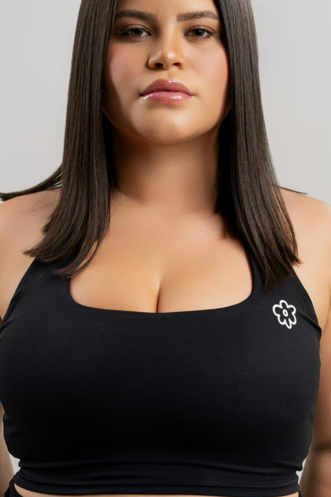 HALTER V NECK TOP